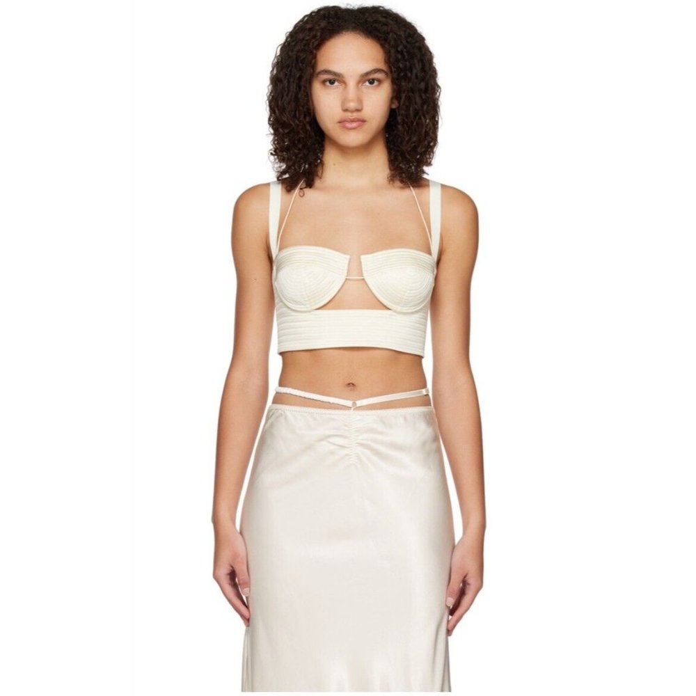 Anna October Cecile Top Ivory Underwire Cups Sexy